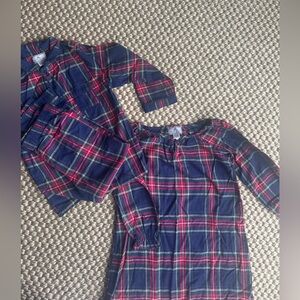 Petite Plume Kids pajamas brother/sister! Pants set size 6. Nightgown size 4